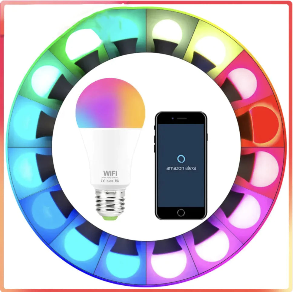 15W WiFi Smart RGB LED Light Bulb