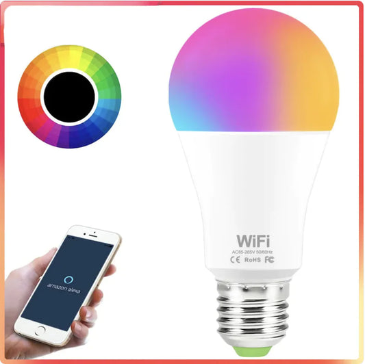 15W WiFi Smart RGB LED Light Bulb